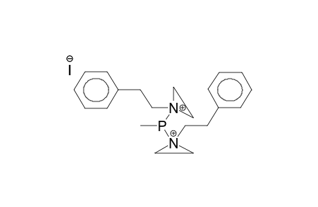 METHYLBIS(2-PHENYLETHYLAZIRIDINIUMIODIDE)PHOSPHINE