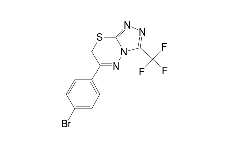 6-(4-Bromo-phenyl)-3-trifluoromethyl-7H-[1,2,4]triazolo[3,4-b][1,3,4]thiadiazine