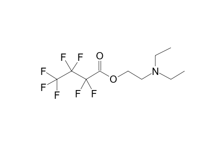 N,N-Diethyl-2-aminoethanol, heptafluorobutyrate