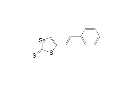 5-[(E)-2-phenylethenyl]-1,3-thiaselenole-2-thione