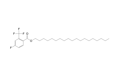 4-Fluoro-2-trifluoromethylbenzoic acid, nonadecyl ester