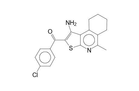 1-Amino-2-(4-chlorobenzoyl)-6,7,8,9-tetrahydro-5-methylthieno[2,3-c]isoquinoline
