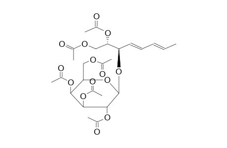 (2R,3S)-3-O-[BETA-D-(TETRA-O-ACETYL)GALACTOPYRANOSYL]-1,2-DIACETOXY-4E,6-OCTADIENE