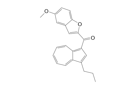 (5-methoxy-1-benzofuran-2-yl)-(3-propylazulen-1-yl)methanone