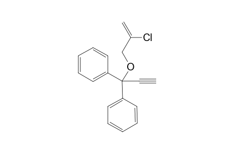 (1-(2-chloroallyloxy)prop-2-yne-1,1-diyl)dibenzene