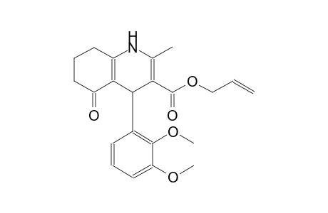 allyl 4-(2,3-dimethoxyphenyl)-2-methyl-5-oxo-1,4,5,6,7,8-hexahydro-3-quinolinecarboxylate