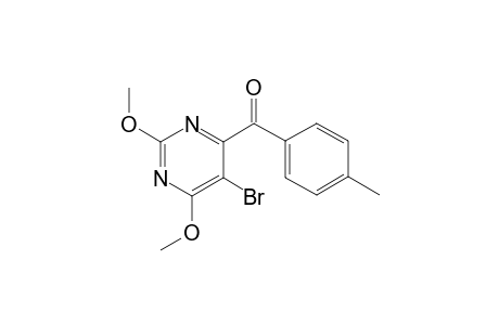 (5-Bromo-2,6-dimethoxypyrimidin-4-yl)(p-tolyl)methanone