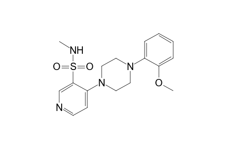 4-[4-(o-methoxyphenyl)-1-piperazinyl]-N-methyl-3-pyridinesulfonamide