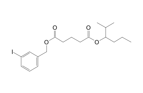 Glutaric acid, 3-iodobenzyl 2-methylhex-3-yl ester