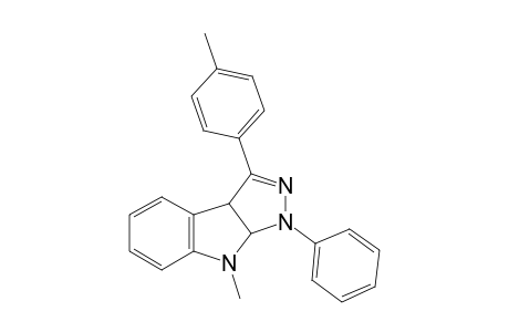 1-Phenyl-3-p-tolyl-8-methyl-3.alpha.,8.alpha.-dihydropyrazolo[3,4-b]indole