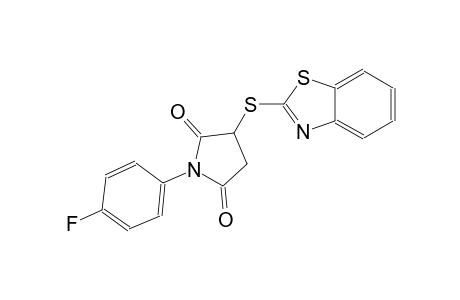 3-(1,3-benzothiazol-2-ylsulfanyl)-1-(4-fluorophenyl)-2,5-pyrrolidinedione