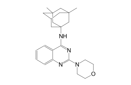 N-(3,5-dimethyl-1-adamantyl)-2-(4-morpholinyl)-4-quinazolinamine