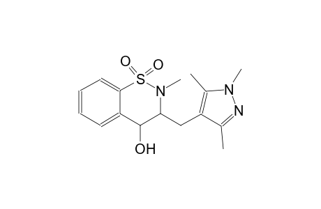 2H-1,2-benzothiazin-4-ol, 3,4-dihydro-2-methyl-3-[(1,3,5-trimethyl-1H-pyrazol-4-yl)methyl]-, 1,1-dioxide