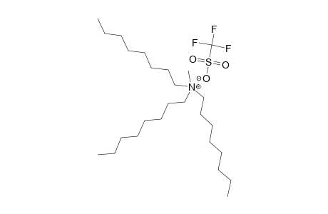 METHYL-TRIOCTYL-AMMONIUM-TRIFLUOROMETHANESULFONATE;[(C8H17)3NCH3][CF3SO3]