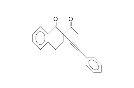 2-Acetyl-2-(phenylethynyl)-3,4-dihydro-naphthalen-1-(2H)-one