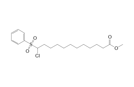 Methyl 12-Chloro-12-(phenylsulfonyl)dodecanoate