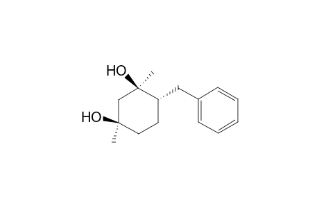 (1R,3R,4S)-4-Benzyl-1,3-dimethyl-cyclohexane-1,3-diol