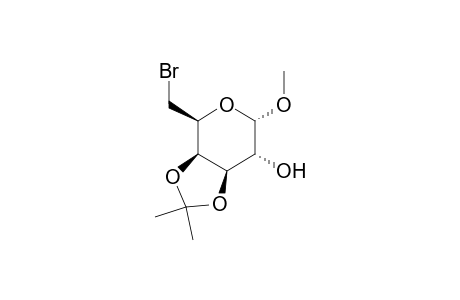 (3aR,4S,6S,7R,7aR)-4-(bromomethyl)-6-methoxy-2,2-dimethyl-4,6,7,7a-tetrahydro-3aH-[1,3]dioxolo[4,5-c]pyran-7-ol