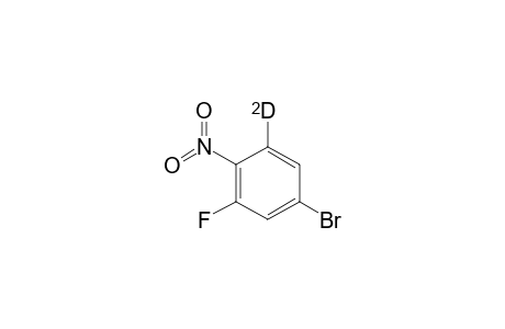 4-Bromo-2-deutero-6-fluoronitrobenzene