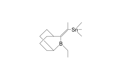 10-Bora-bicyclo(3.3.2)decane alkenylstannane, compound 6