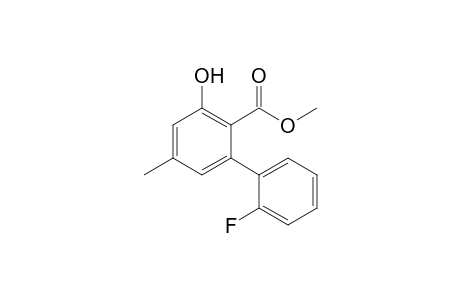 Methyl 2'-fluoro-3-hydroxy-5-methylbiphenyl-2-carboxylate