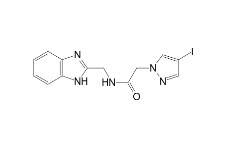 1H-Pyrazole-1-acetamide, N-(1H-1,3-benzimidazol-2-ylmethyl)-4-iodo-