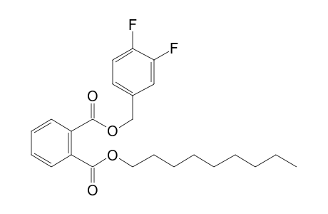 Phthalic acid, 3,4-difluorobenzyl nonyl ester