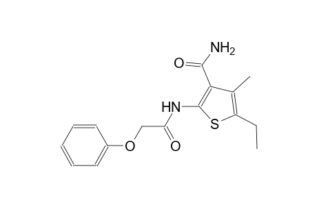 5-ethyl-4-methyl-2-[(phenoxyacetyl)amino]-3-thiophenecarboxamide