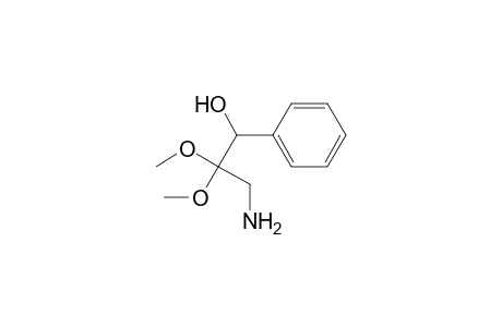 Benzenemethanol, .alpha.-(2-amino-1,1-dimethoxyethyl)-