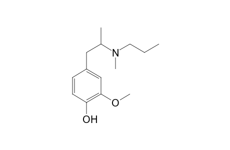 N-Methyl,N-propyl-4-hydroxy-3-methoxyamphetamine