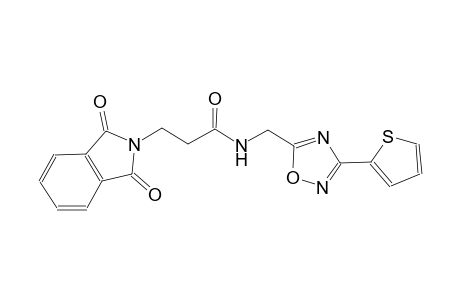 1H-isoindole-2-propanamide, 2,3-dihydro-1,3-dioxo-N-[[3-(2-thienyl)-1,2,4-oxadiazol-5-yl]methyl]-