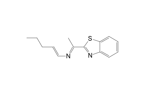 1-Penten-1-amine, N-[1-(2-benzothiazolyl)ethylidene]-, (E,?)-