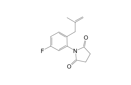 1-(5-fluoro-2-(2-methylallyl)phenyl)pyrrolidine-2,5-dione