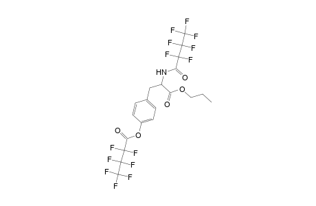 4-(2-[(2,2,3,3,4,4,4-Heptafluorobutanoyl)amino]-3-oxo-3-propoxypropyl)phenyl 2,2,3,3,4,4,4-heptafluorobutanoate