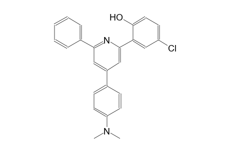 4-chloro-2-{4-[4-(dimethylamino)phenyl]-6-phenyl-2-pyridinyl}phenol