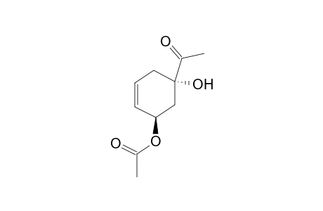 (1S,3R)-3-Acetoxy-1-acetyl-4-cyclohexene-1-ol