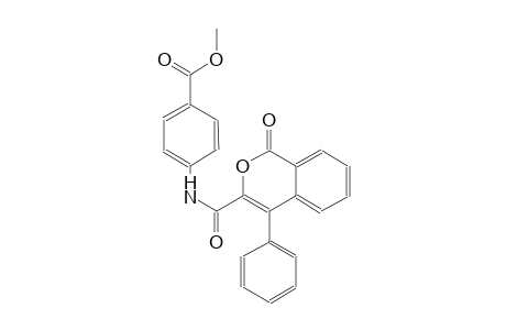 benzoic acid, 4-[[(1-oxo-4-phenyl-1H-2-benzopyran-3-yl)carbonyl]amino]-, methyl ester