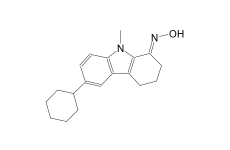 1H-carbazol-1-one, 6-cyclohexyl-2,3,4,9-tetrahydro-9-methyl-, oxime, (1E)-