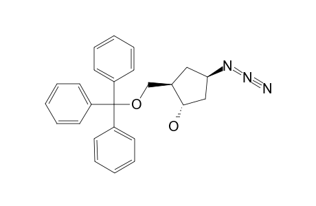 (+/-)-T-4-AZIDO-T-2-[(TRIPHENYLMETHOXY)-METHYL]-CYCLOPENTAN-R-1-OL
