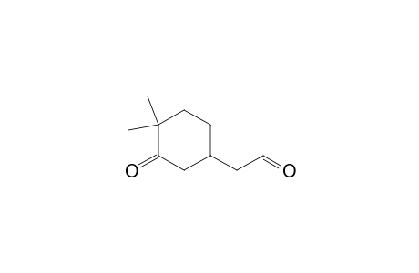 2,2-Dimethyl-5-(formylmethyl)cyclohexanone