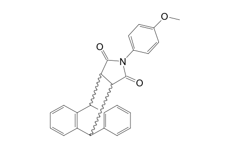 9,10-dihydro-N-(p-methoxyphenyl)-9,10-ethanoanthracene-11,12-dicarboximide