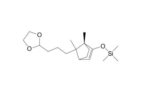 Silane, [[7-[3-(1,3-dioxolan-2-yl)propyl]-1,7-dimethylbicyclo[2.2.1]hept-2-en-2-yl]oxy]trimethyl-, (1R-syn)-