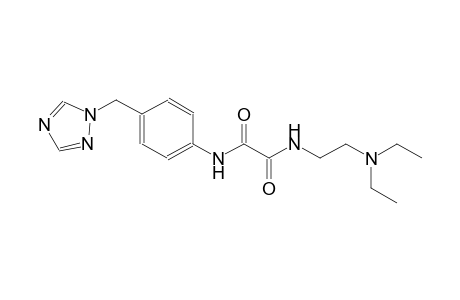 ethanediamide, N~1~-[2-(diethylamino)ethyl]-N~2~-[4-(1H-1,2,4-triazol-1-ylmethyl)phenyl]-
