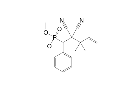 2,2-Dicyano-3,3-dimethyl-1-phenyl-pent-4-ene-1-dimethoxyphosphate