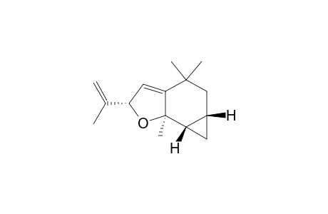 (1RS,2SR,4SR,9RS)-1,6,6-trimethyl-9-isopropenyl-10-oxatricyclo[5.3.0.0(2,4)]dec-7-ene