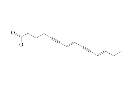 (7E,11E)-tetradeca-7,11-dien-5,9-diynoic acid