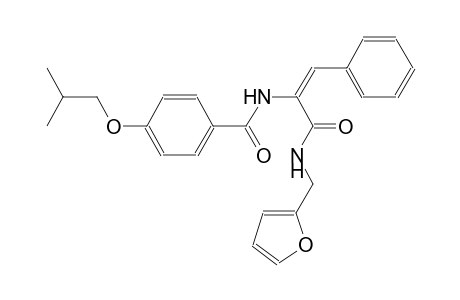 N-((E)-1-{[(2-furylmethyl)amino]carbonyl}-2-phenylethenyl)-4-isobutoxybenzamide