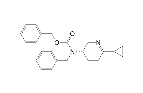 (S)-3,4,5,6-tetrahydro-5-[N-benzyl-N-(benzyloxycarbonyl)amino]-2-cyclopropylpyridine