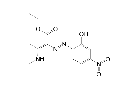Ethyl 2-[[(E)-2'-Hydroxy-4'-nitrophenyl]diazo]-3(E)-(methylamino)-2-butenoate