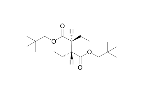 (2R,3S)-2,3-diethylbutanedioic acid bis(2,2-dimethylpropyl) ester
